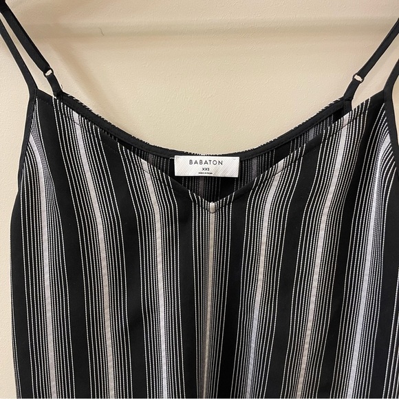 Aritzia Babaton Everly stripped camisole black and white size XXS - Picture 5 of 8